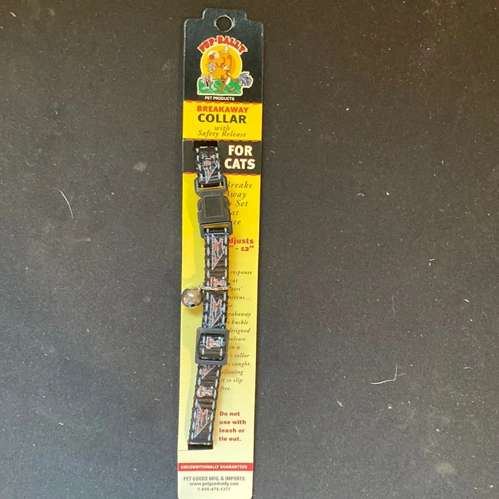 NEW - Texas Tech University Breakaway Cat Collar